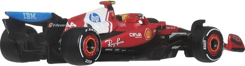 Vista 5 de Hot Wheels Premium Formula 1 Scuderia Ferrari HP Racecars Paquete de 2