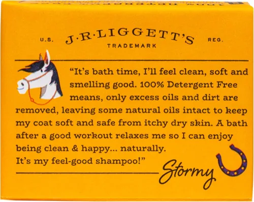Vista 2 de J.R.LIGGETT'S - Barra de champú botánico de caballo para pieles sensibles, 100% libre de detergentes, sin OMG y biodegradable, fórmula
