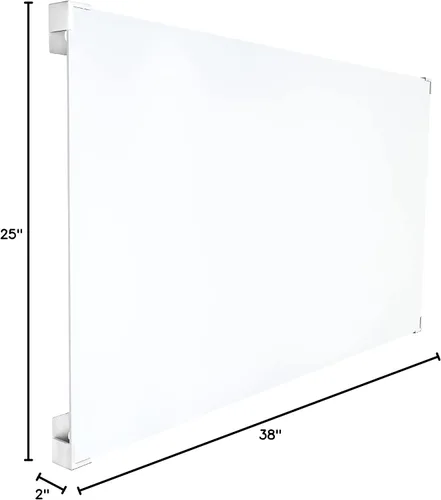 Vista 8 de EconoHome - Protector de calor para panel de calentador de convector de espacio de montaje en pared de 600 W, versión más segura, reduce