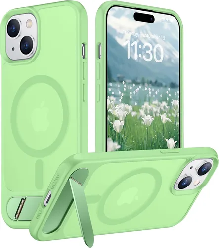 Vista 156 de Funda para iPhone 11 con compatibilidad magnética, [Soporte invisible incorporado][Compatible con MagSafe]
