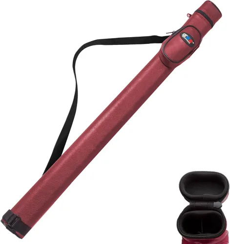 Vista 9 de GSE 1x1 Hard Billiard Pool Cue Case, Holds 1 Butt and 1 Shaft Negro