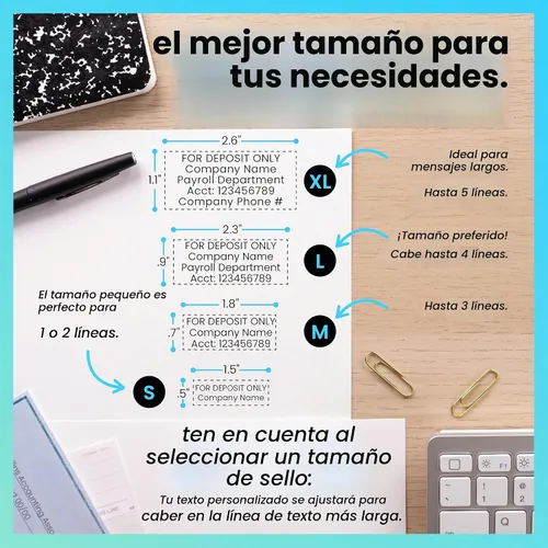 Vista 8 de ExcelMark Sello de depósito bancario, ideal para gestión de documentos bancarios eficientes con sellos de depósito, perfecto para entornos