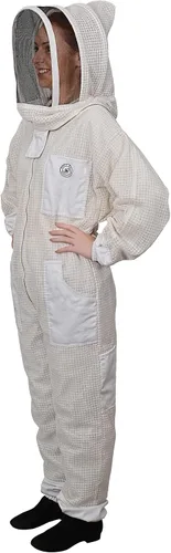 Vista 3 de Humble Bee 421 Aero - Traje de apicultura con visor plegable, XXS, bronceaso (Field Tan)