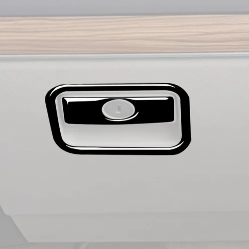 Vista 15 de Adhesivo decorativo ABS para salida de aire central de automóvil, compatible con Toyota Land Cruiser Prado 2010 2011 2012 2013 2014 2015 2016 2017
