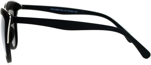 Vista 3 de SA106 Gafas de sol de gran tamaño con espejo espejo para mujer