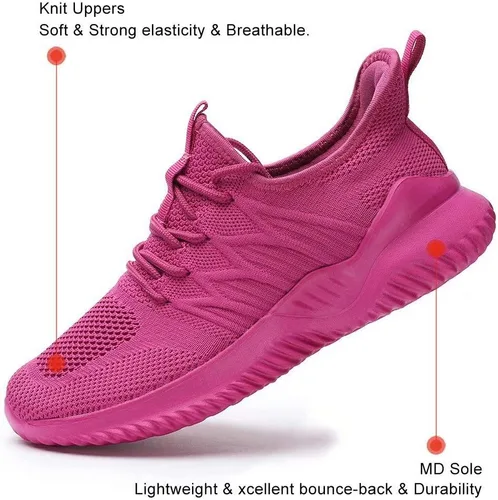 Vista 5 de KEEZMZ - Tenis para correr y caminar para mujer, ligeros y casuales