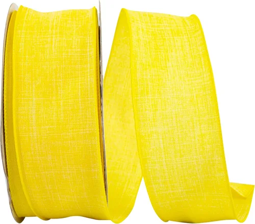 Vista 14 de Cinta Reliant Ribbon 92573W-031-09K para borde con alambre Everyday Linen Value, 1-1/2 pulgadas x 50 yardas, color negro