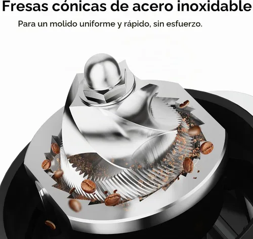 Vista 2 de HiBREW Molinillo de café eléctrico G7, 48 ajustes de molienda precisos