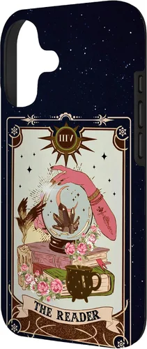 Vista 2 de Tarot Card Lover Tarot Reader Fortune Teller Book Lover Funda para iPhone 17