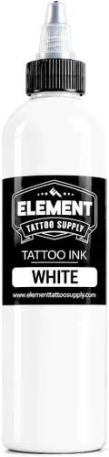 Vista 10 de Fuente del tatuaje del elemento tinta blanca del tatuaje de 4 onzas para el Blanco