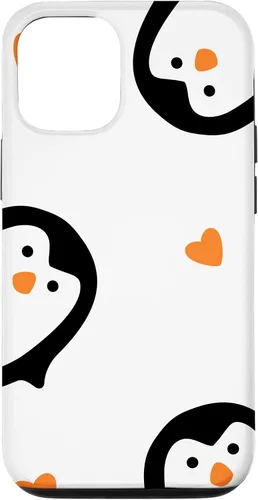 Vista 28 de Cute Penguins Hearts Phone Case for iPhone 17