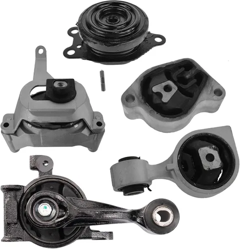 Vista 146 de TRQ Kit de montaje de motor de transmisión de motor de 5 piezas compatible con Ford Five Hundred Montego 6sp Auto AT 2005 - 2007