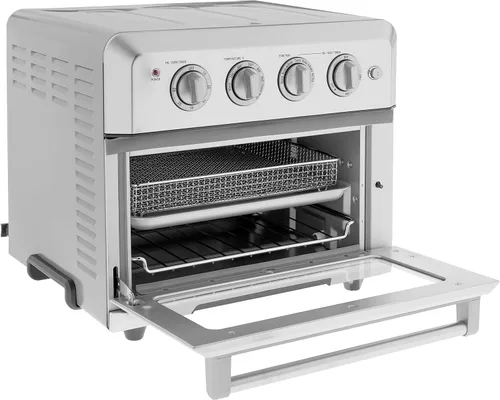 Vista 2 de Cuisinart Horno tostador de convección con freidora de aire, combo 6 en 1, 1800 vatios, horno de convección de capacidad XL con temporizador de 60
