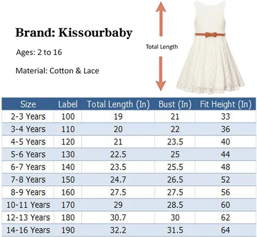 Vista 3 de Vestido de encaje para niñas, informal, vestido para niña de las flores