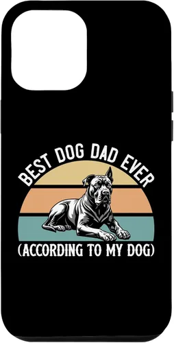 Vista 26 de Cane Corso Mastiff, Best Dog Dad Ever According to My Dog Case for iPhone 17
