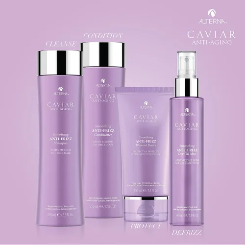Vista 3 de CAVIAR Champú antienvejecimiento antiencrespamiento Para cabello medio y grueso Suaviza el cabello, domina el encrespamiento Sin sulfatos
