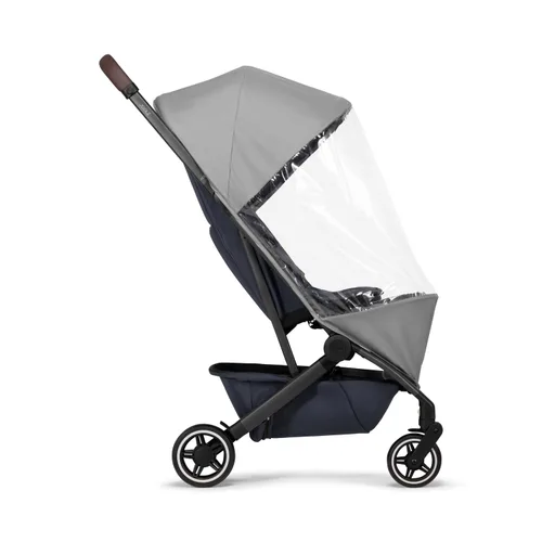 Vista 2 de Joolz AER+ - Funda para lluvia para cochecitos de invierno, resistente al viento y al agua, protector transparente de viaje para bebé, protección
