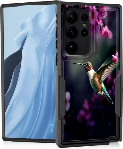 Vista 81 de Funda para Galaxy A14 5G, resistente de doble capa híbrida de policarbonato duro, goma suave, a prueba de golpes, funda protectora resistente