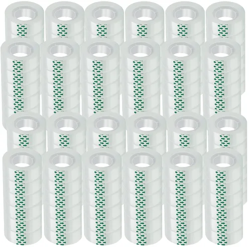 Vista 9 de 12 rollos de repuestos de cinta transparente cada Rol de 1 pulgada Corel 3/4 x 980 pulgadas, para escuela, oficina, hogar.