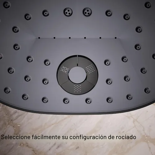 Vista 6 de Kohler 26290-G-BL Statement® Cabezal de ducha de tres funciones, 1.75 gpm, negro mate