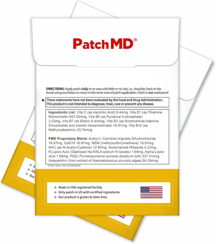 Vista 2 de PatchMD - Parches de recuperación total NAD+ - Suministro de 30 días