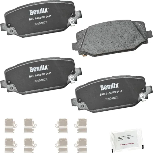 Vista 234 de Bendix Priority1 CFC154 - Juego de pastillas de freno de disco para Avanti II, Century, LeSabre, Regal, Riviera, chasis comercial, DeVille