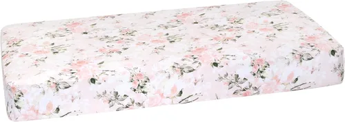 Vista 4 de Posh Peanut Sábana bajera para cuna, viscosa de bambú suave, 52 x 28 in Antonieta