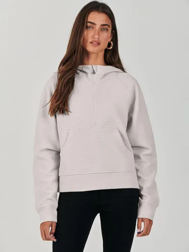 Vista 2 de ANRABESS Half Zip Sweatshirts Cropped Hoodies Fleece Womens Quarter Zip Up Pullover Sweaters Fall Outfits 2023 Winter Clothes