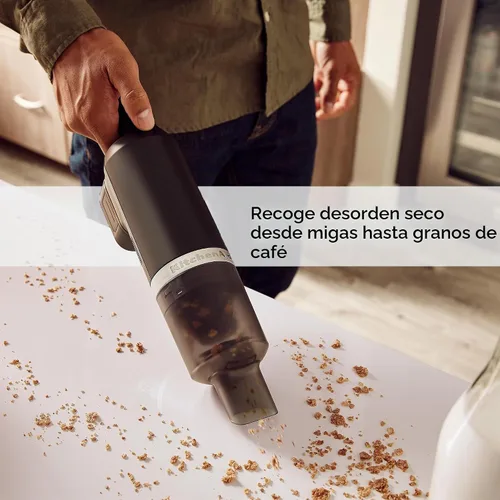 Vista 4 de Aspiradora de cocina inalámbrica KitchenAid Go™ - Batería vendida por separado, KKVR100, Negro mate Cordless, Sleek and Compact Design, 2-in-1