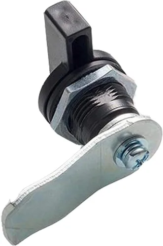 Vista 5 de WJSKDQ Cerradura de leva de pulgar compensada accionada por el pulgar, 2 unidades, cerradura de leva negra