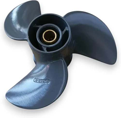 Vista 7 de Asaki Hélice compatible con Honda Motores fueraborda 9 3/4x9 7/8 RH 10 Spline 58130-ZV7-850ZA