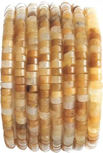 Vista 32 de Abalorios Espaciadores de Jade Natural Africano 4x2mm 38cm/str Redondos Planos Semipreciosos para Hacer Pulseras y Collares Jade africano