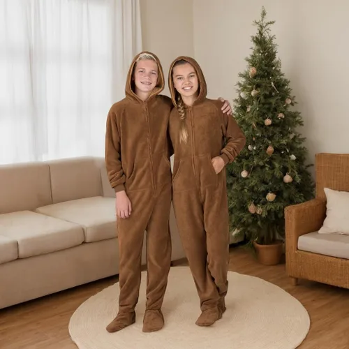 Vista 60 de Footed Pajamas - Pijama de una pieza de chenilla para niños pequeños Enterizo de pijama de una pieza para niños y niñas Unisex