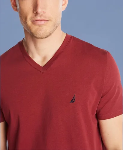 Vista 6 de Nautica Camiseta de manga corta para hombre con cuello en V