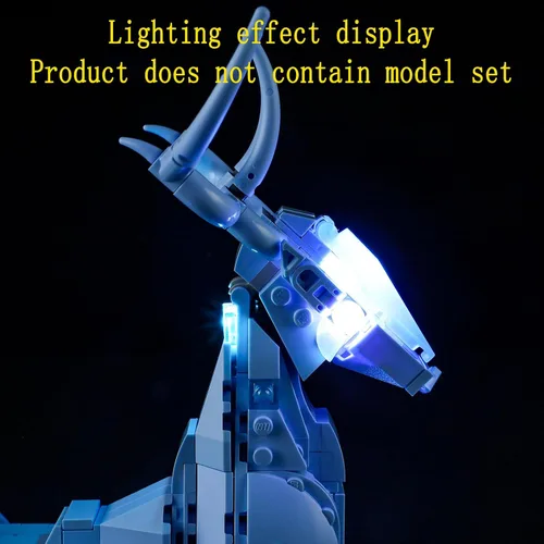 Vista 8 de GEAMENT Kit de luces LED compatible con Lego Expecto Patronum - para el juego de modelos 76414 (juego de modelos no incluido)