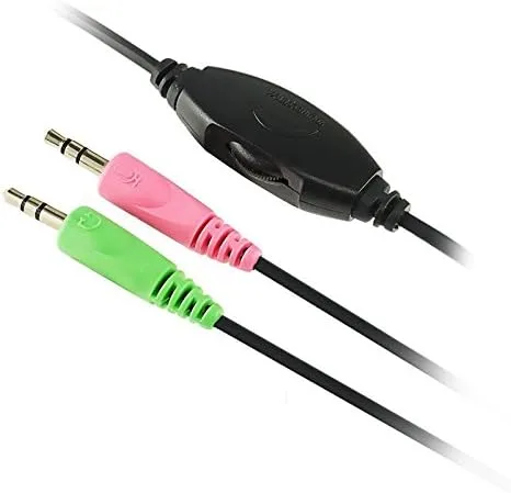 Vista 2 de MaxLLTo Auriculares estéreo manos libres con micrófono para ordenador PC VoIP SKYPE