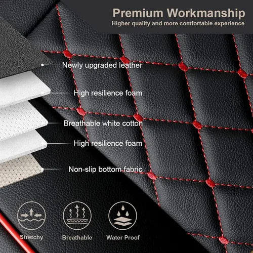 Vista 8 de Fundas de asiento delantero para RX 350 RX350 2012-2017 de cuero sintético protector de asiento de coche cojines impermeables accesorios de asiento