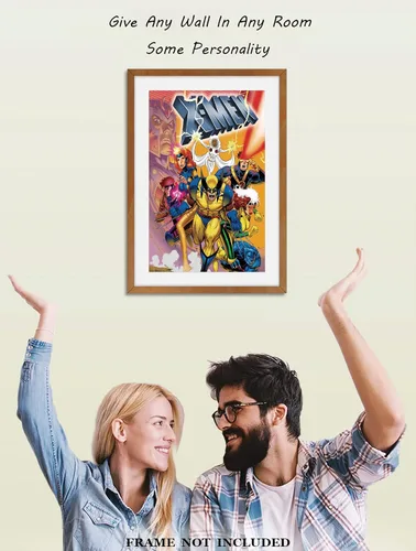 Vista 9 de Christ-EZ Anime Cartoons X-Men The Animated Series - Póster de pared para decoración del hogar, póster mate, sin marco, regalo de 11 x 17 pulgadas