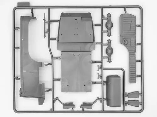Vista 9 de ICM Modelos G4 con cubierta abierta WWII coche alemán