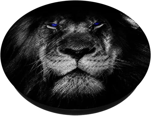 Vista 2 de Lion Pop - Enchufe para hombre y mujer, color blanco y negro