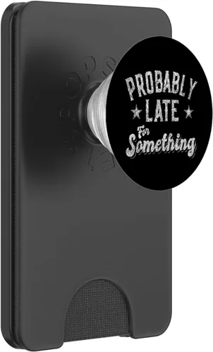 Vista 8 de Probablemente tarde para algo PopSockets intercambiables PopGrip