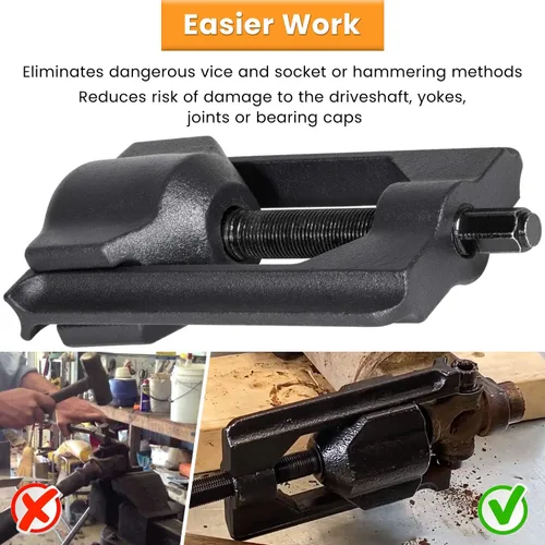 Vista 5 de E-cowlboy 10102 Extractor de Juntas Universal de Servicio Pesado Clase 6-8 y 5192 Herramienta Instaladora de Copas de Rodamiento Extractor de Juntas