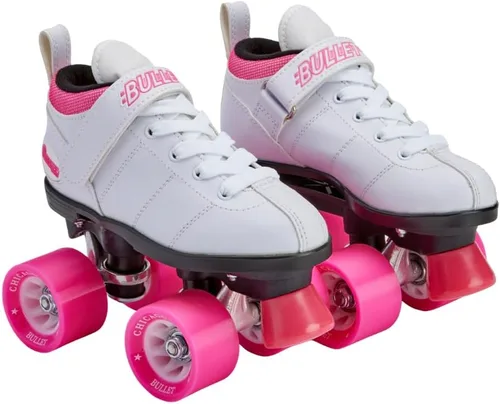 Vista 9 de Chicago Skates Bullet Speed Roller Skates – Adjustable Quad Roller Skates Women Men