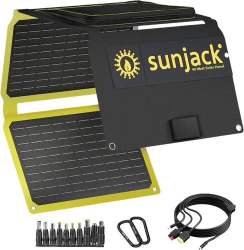Vista 12 de SunJack - Panel solar plegable e impermeable de 15 vatios