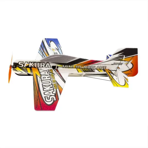 Vista 2 de Viloga Upgrade 3D EPP Avión Sakura Acrobático, Kit de Avión de Espuma RC de 420mm para Construir para Adultos
