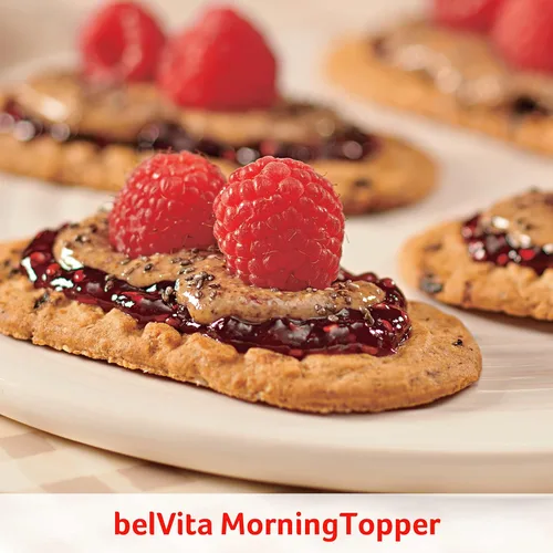Vista 13 de belVita Galletas de barras de desayuno, naranja arándano, 8 paquetes