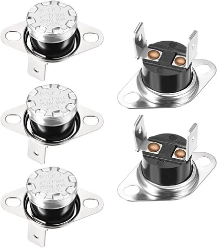 Vista 47 de uxcell KSD301 Termostato 104.0 °F/104°F 10A N.C Ajustar interruptor de temperatura de disco rápido para microondas, horno, cafetera 2 piezas