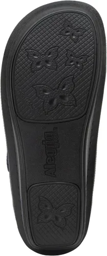 Vista 5 de Alegria Womens Klover - Leather Adjustable Slide - Timeless Comfort, Arch Support and Stylish Women's Shoe for Easy Step In - Slip-Resistant