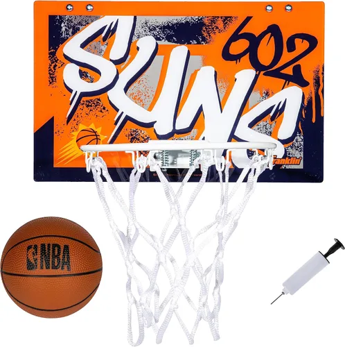 Vista 38 de Franklin Sports NBA Team Over the Door Aros de Baloncesto - Mini Aro de Baloncesto Interior para Niños + Juego de Pelota - Mini Aros para Fanáticos