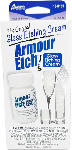 Vista 3 de Armour Etch Crema de grabado para vidrio y espejos (Pkg/1)